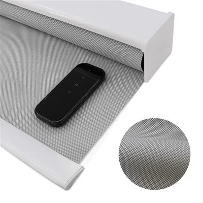 Scáthanna Sorcóir Smart Electric Blackout Shades Fuinneog Leath-Scáthú Dall Do Fhuinneoga na Fraince Ingearach Ingearach Gach Lá Úsáid Iargúlta